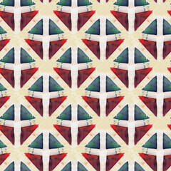 Obraz na płótnie Canvas Batik. Seamless pattern with the geometrical drawing.