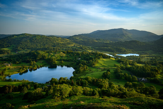 Loughrigg Tarn And Elterwater