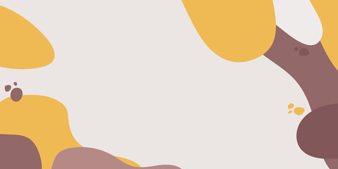 Modern liquid abstract element graphic gradient flat style design fluid pastel colors vector illustration set banner simple shape template for presentation, flyer, isolated on white background. 