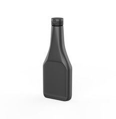 Blank Plastic Ketchup and Sauce Bottle For branding and mock up, 3d illustration.