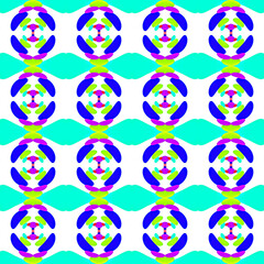 seamless pattern with colorful flowers