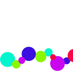 colorful balls isolated on white abstract background, graphic design illustration wallpaper
