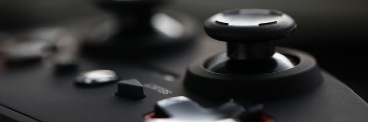 Black modern gamepad © megaflopp