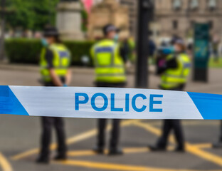 Glasgow Police At An Incident - 360523044