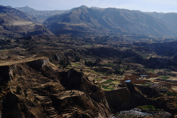 Fototapeta premium view of the mountains