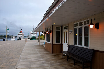 Muskoka Wharf - ticket office for the Muskoka Steamship