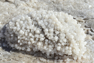 Dead Sea salt crystals mineral natural formations