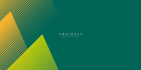 Modern yellow green gold lines stripes abstract background with lines and square shape gradation color. Suit for presentation design and much more.