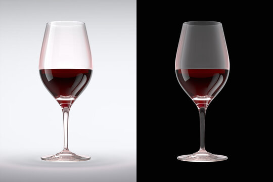 wine glass compositing