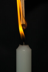 candle in the dark