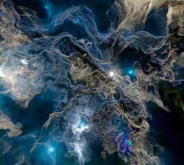 Space galaxy universe nebula 0048 3d render