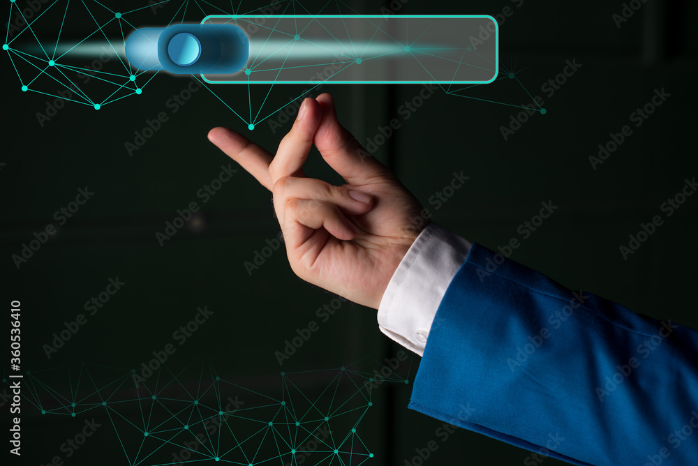 Poster graphics padlock for web data information security application system