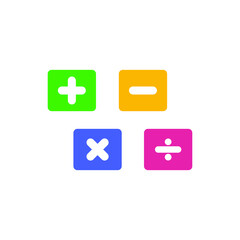 Obraz premium mathematics symbol for students in the schools