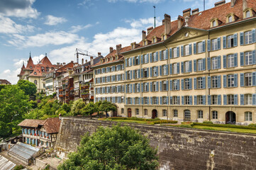 Fototapeta premium Historic homes in Bern, Switzerland