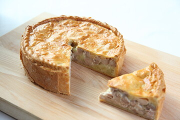 Kurnik Chicken pie © Andrey