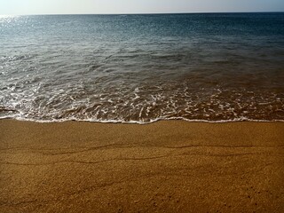 waves on the beach