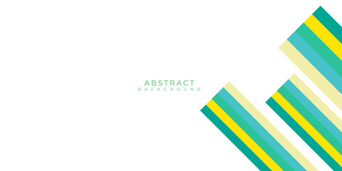 Abstract modern green yellow tosca lines background vector illustration on white background with blank copy space. Vector illustration design for presentation, banner, cover, web, flyer, card, poster,