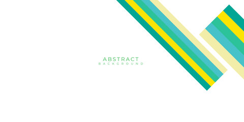 Abstract modern green yellow tosca lines background vector illustration on white background with blank copy space. Vector illustration design for presentation, banner, cover, web, flyer, card, poster,