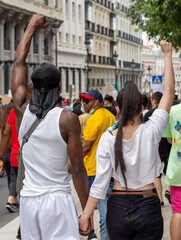 Black Lives Matters Manifestación Madrid 2020 España Las vidas negras importan