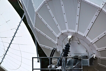 Large satellite dishes - Plana mountain observatory, Bulgaria
