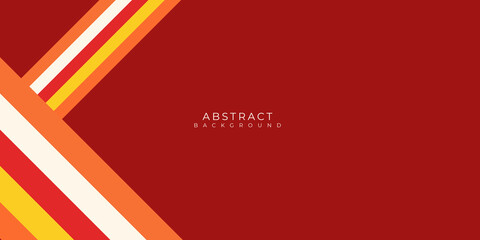 Red white yellow orange with yellow abstract gradient geometric shapes backround, shine and smooth with futurisctic and modern template, vector