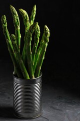 asparagus in a jar