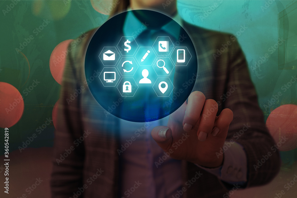 Aufkleber information digital technology network connection infographic elements icon