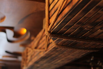 Wood retro style pub interior design