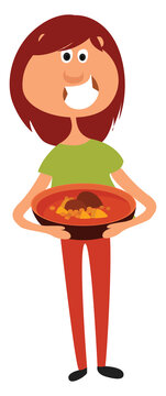 Bozbash, illustration, vector on white background