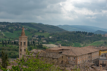 View of the city of Urbino