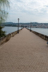 Panorama of the Argostoli Footbridge