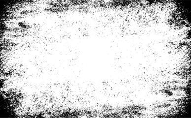 Scratched Frame. Grunge Urban Background Texture Vector. Dust Overlay. Distressed Grainy Grungy Framing Effect. Distressed Backdrop Vector Illustration. EPS 10.