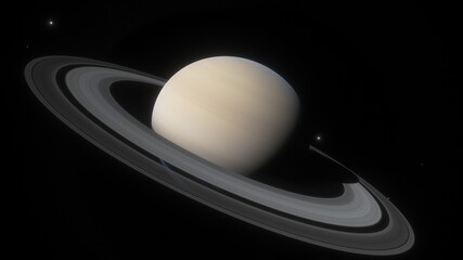 Universe filled with stars. Cosmic landscape, beautiful science fiction wallpaper with endless deep space. 3D render