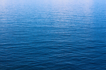 Beautiful ocean background. Blue background of the sea. Nature. Rest by the sea. Blue sky.
