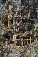 Naklejka premium Lucian Tombs in MYra