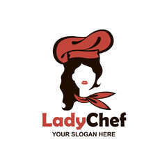 chef woman design isolated on white background