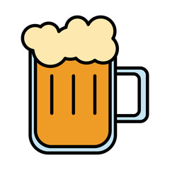 beer jar glass fill style icon