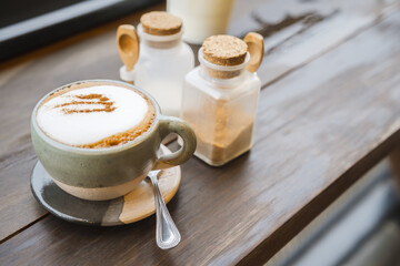 Cappuccino in Ceramic Cup