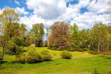 Youth Square. Zelenogorsk. The resort area, St. Petersburg. Russia