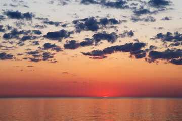 The moment the sun goes below the horizon.