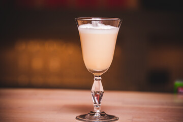 glass of milk on the table