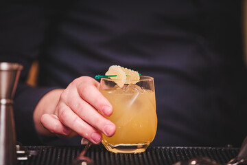 egg in a glass