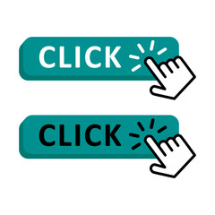 Click buttons with hand icons