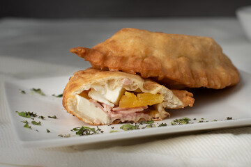 Empanadas, Latin American women stuffed with food, for dinner, or afternoon food with coffee