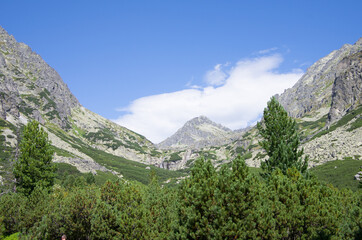 Fototapeta na wymiar High Tatras, Waterfall 