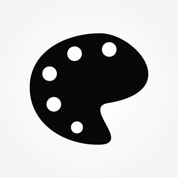 palet sign icon vector design.