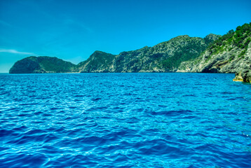 Obraz na płótnie Canvas island in the sea from Spain 