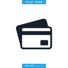 Payment icon vector design template. Card icon.