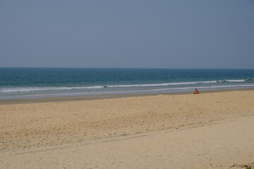 Fototapeta na wymiar beach and sea in sunny day