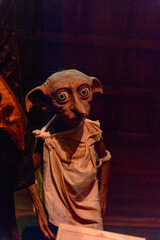 Naklejka premium MADRID, SPAIN - NOV 22, 2017: Dobby domestic elf, Wizarding world of Harry Poter experience in Madrid, Spain